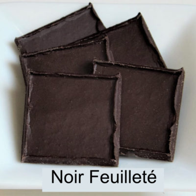 chocolat noir feuilleté