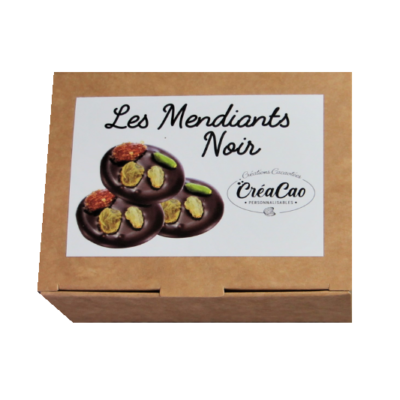 mendiant chocolat noir